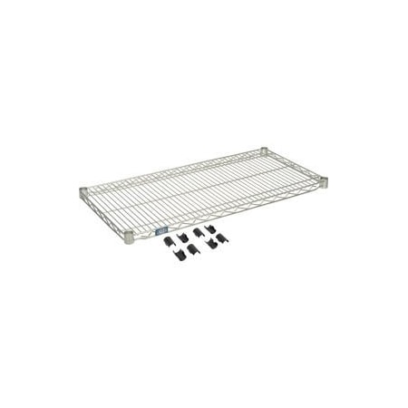 Global Equipment Nexel    S1836Z Poly-Z-Brite    Wire Shelf 36"W x 18"D 188550Z